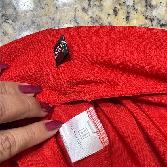 Urban Coco red skater aline skirt size M - Picture 4 of 5